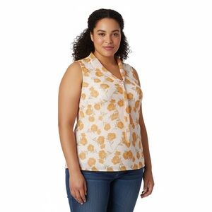 New with Tags! Brand: Molly & Isadora Floral Sleeveless Blouse – Size 5X –